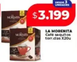Supermayorista Vital La morenita café saquitos torr.clas oferta