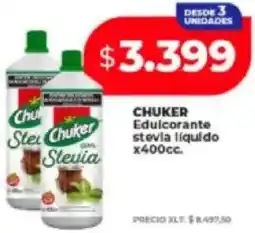 Supermayorista Vital Chuker edulcorante stevia líquido oferta