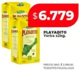 Supermayorista Vital Playadito yerba oferta