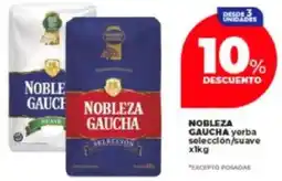 Supermayorista Vital Nobleza gaucha yerba selección/suave oferta