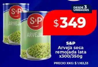 Supermayorista Vital S&P arveja seca remojada lata oferta