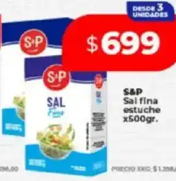 Supermayorista Vital S&P Sal fina estuche oferta