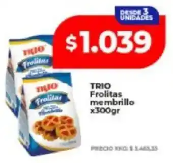 Supermayorista Vital Trio frolitas membrillo oferta
