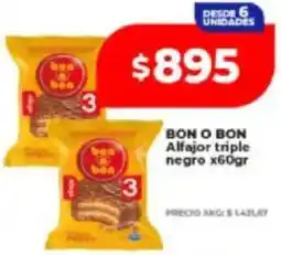 Supermayorista Vital Bon o bon alfajor triple negro oferta