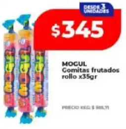 Supermayorista Vital Mogul gomitas frutados rollo oferta