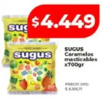 Supermayorista Vital Sugus caramelos masticables oferta