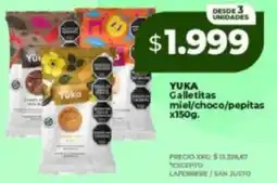 Supermayorista Vital Yuka galletitas miel/choco/pepitas oferta
