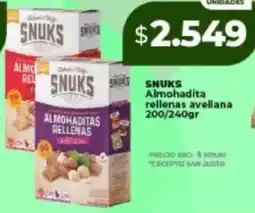 Supermayorista Vital Snuks almohadita rellenas avellana oferta