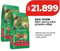 Supermayorista Vital Purina dog chow alim. perro adul. p/came oferta