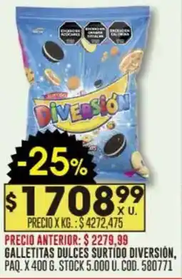 Coto Galletitas dulces surtido diversión oferta