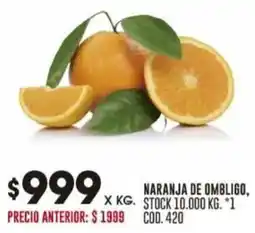 Coto Naranja de ombligo oferta