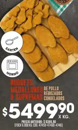 Coto Nuggets medallones & supremas oferta