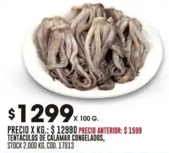 Coto Tentaculos de calamar congelados oferta