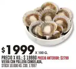 Coto Vieira con pollera congelada oferta