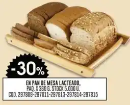 Coto En pan de mesa lacteado oferta