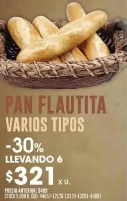 Coto Pan flautita varios tipos oferta