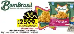 Coto Bem brasil papas caritas congeladas oferta