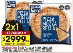 Coto Pizza a la piedra congelado cuidad del lago oferta