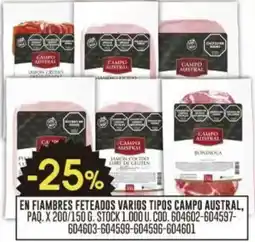 Coto En fiambres feteados varios tipos campo austral oferta