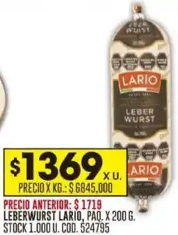 Coto Lario leberwurst oferta