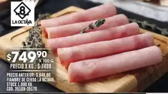 Coto La octava fiambre de cerdo oferta