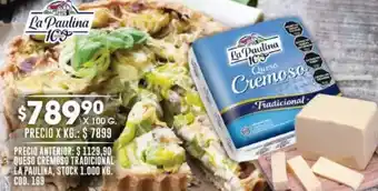 Coto La paulina queso cremoso tradicional oferta