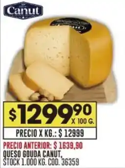 Coto Canut queso gouda oferta