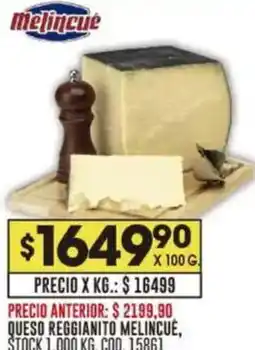 Coto Melincué queso reggianito oferta