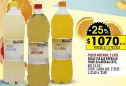 Coto Coto aguas sin gas naranja/ pomelo/manzana oferta