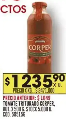 Coto Corper tomate triturado oferta