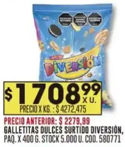 Coto Diversión galletitas dulces surtido oferta