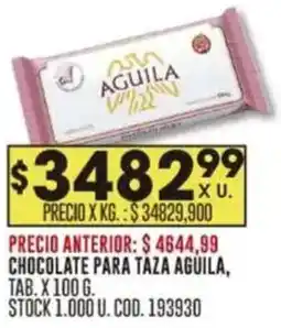 Coto Aguila chocolate para taza oferta