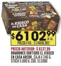Coto El Kiosco en casa bombones surtidos arcor oferta