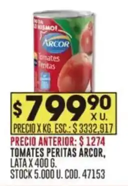 Coto Arcor tomates peritas oferta
