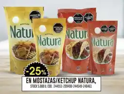 Coto Natura mostazas/ketchup oferta