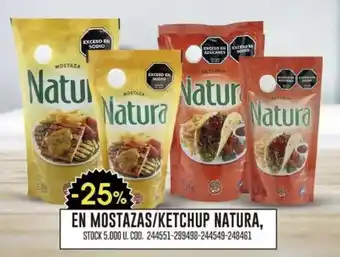 Coto Natura mostazas/ketchup oferta