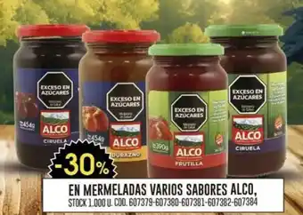 Coto Alco mermeladas oferta