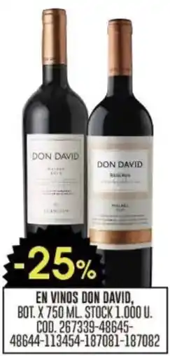 Coto Don david en vinos oferta