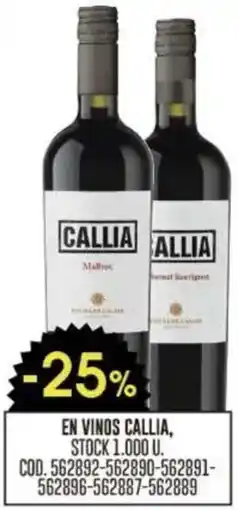 Coto Callia en vinos oferta