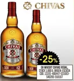 Coto Chivas regal en whisky oferta