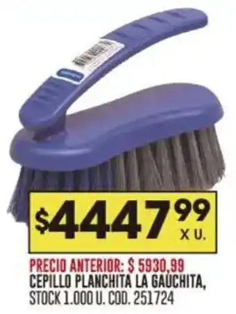 Coto La gaúchita cepillo planchita oferta