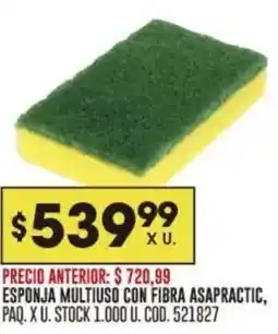 Coto Esponja multiuso con fibra asapractic oferta