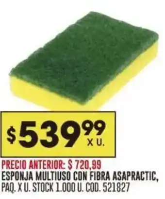 Coto Esponja multiuso con fibra asapractic oferta