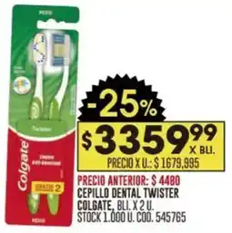Coto Colgate cepillo dental twister oferta