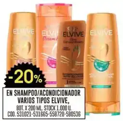 Coto Elvive en shampoo/acondicionador varios tipos oferta