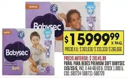 Coto Babysec pañal para bebés premium soft oferta