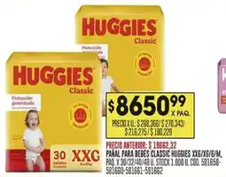 Coto Huggies pañal para bebes classic oferta