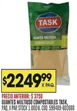 Coto Task guantes multiuso compostables oferta