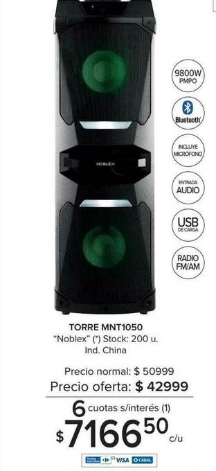 Carrefour Torre Mnt1050 oferta