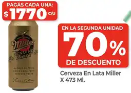 Supermercados DIA Miller cerveza en lata oferta